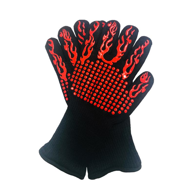 Bequee professionelle Grillhandschuhe hitzebeständige Handschuhe - 1 Paar | Karnz