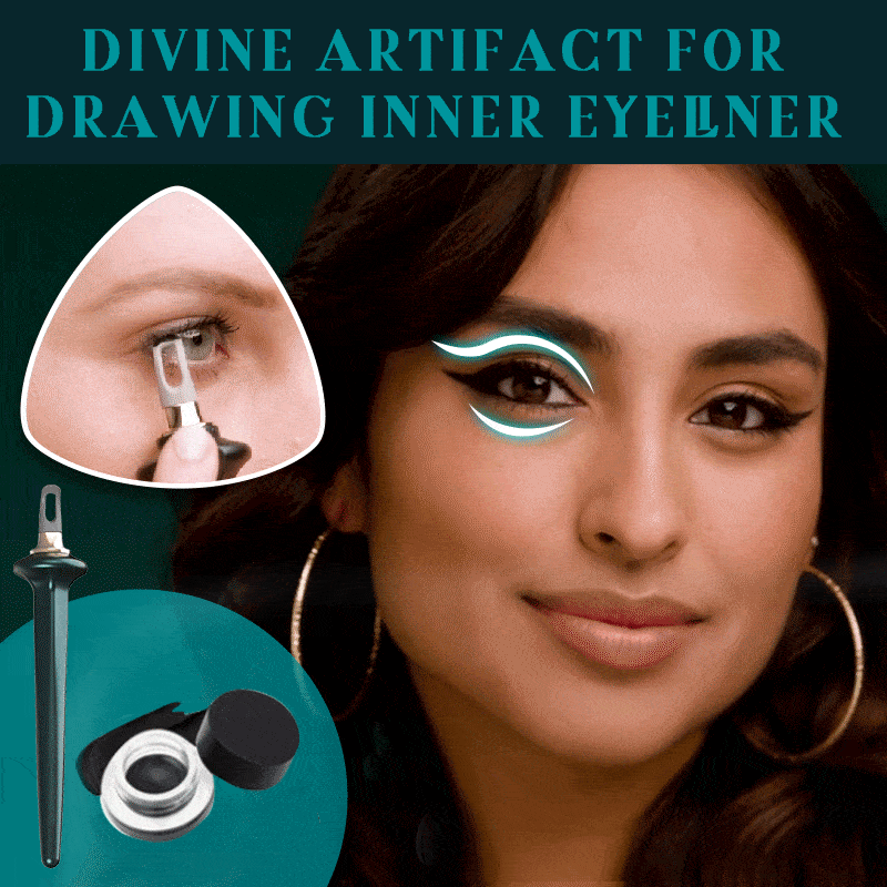 Einfacher, wischfester Eyeliner (mit Pinsel)