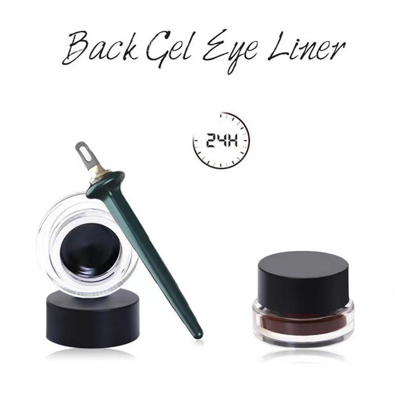 Einfacher, wischfester Eyeliner (mit Pinsel)
