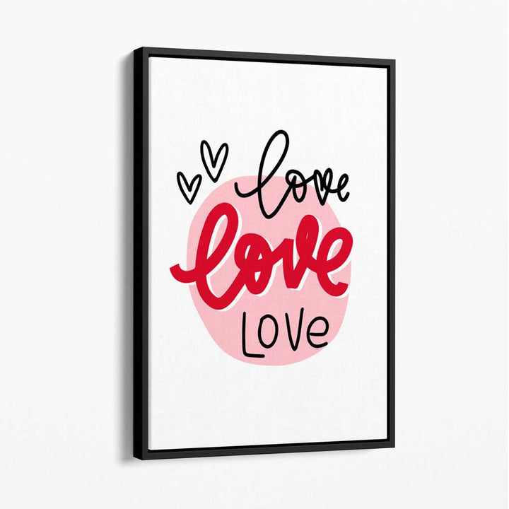 Leinwanddruck „Kreis der Liebe“