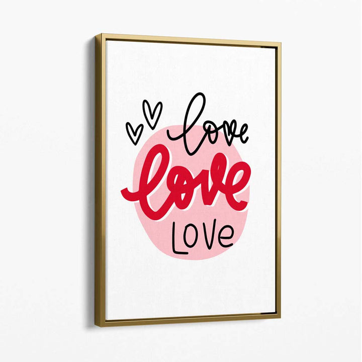 Leinwanddruck „Kreis der Liebe“