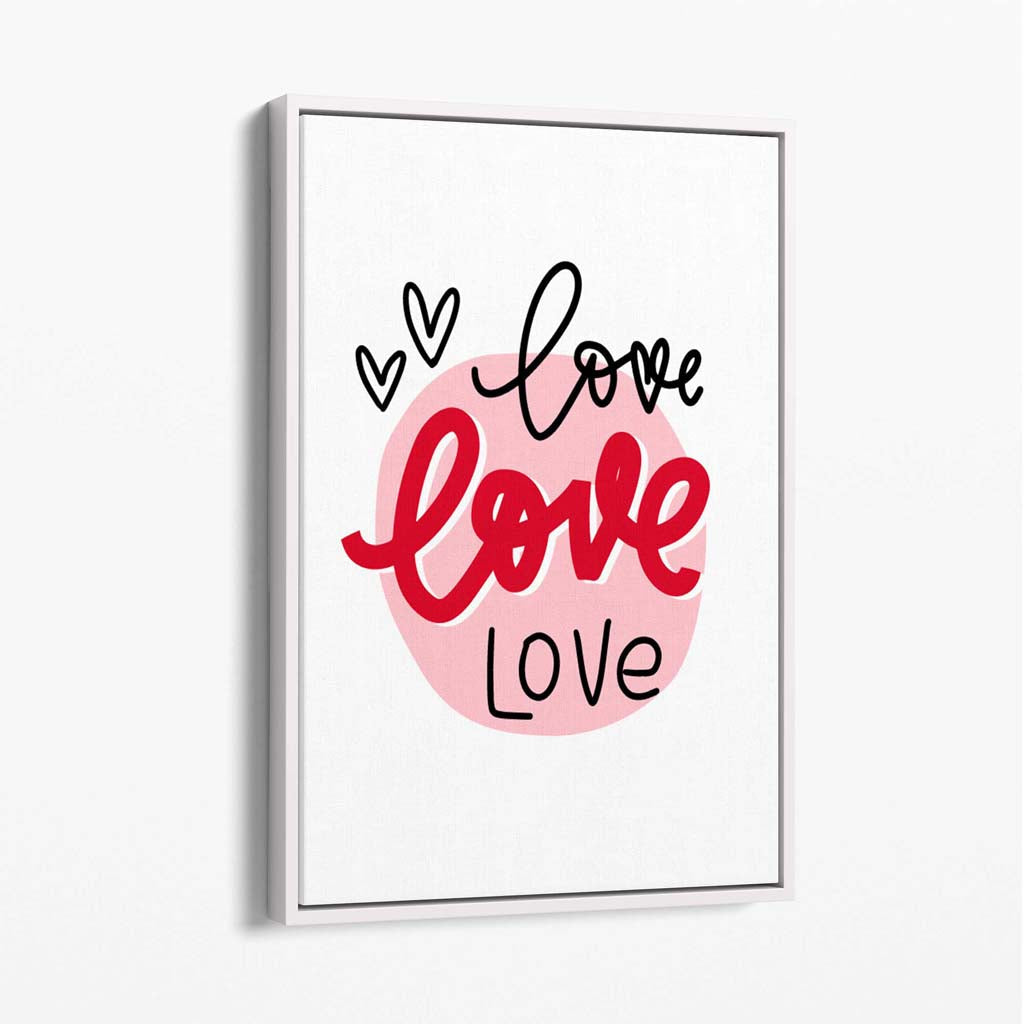 Leinwanddruck „Kreis der Liebe“