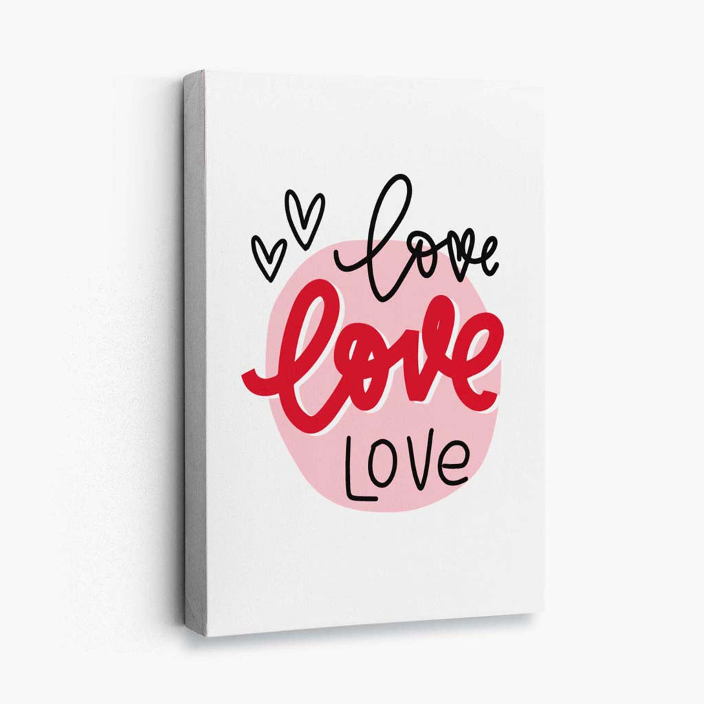 Leinwanddruck „Kreis der Liebe“