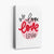 Leinwanddruck „Kreis der Liebe“