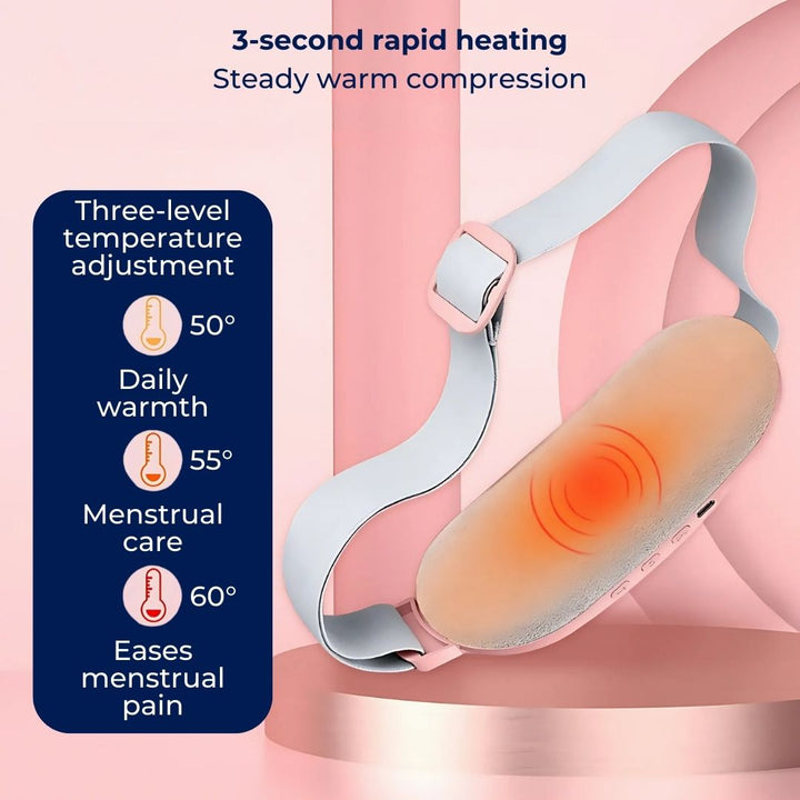 CalmFlow Heizkissen für Menstruationskrämpfe | Linderung von Menstruationskrämpfen - Beruhigende Wärme für Krämpfe - Muskelentspannung - Stressabbau Karnz
