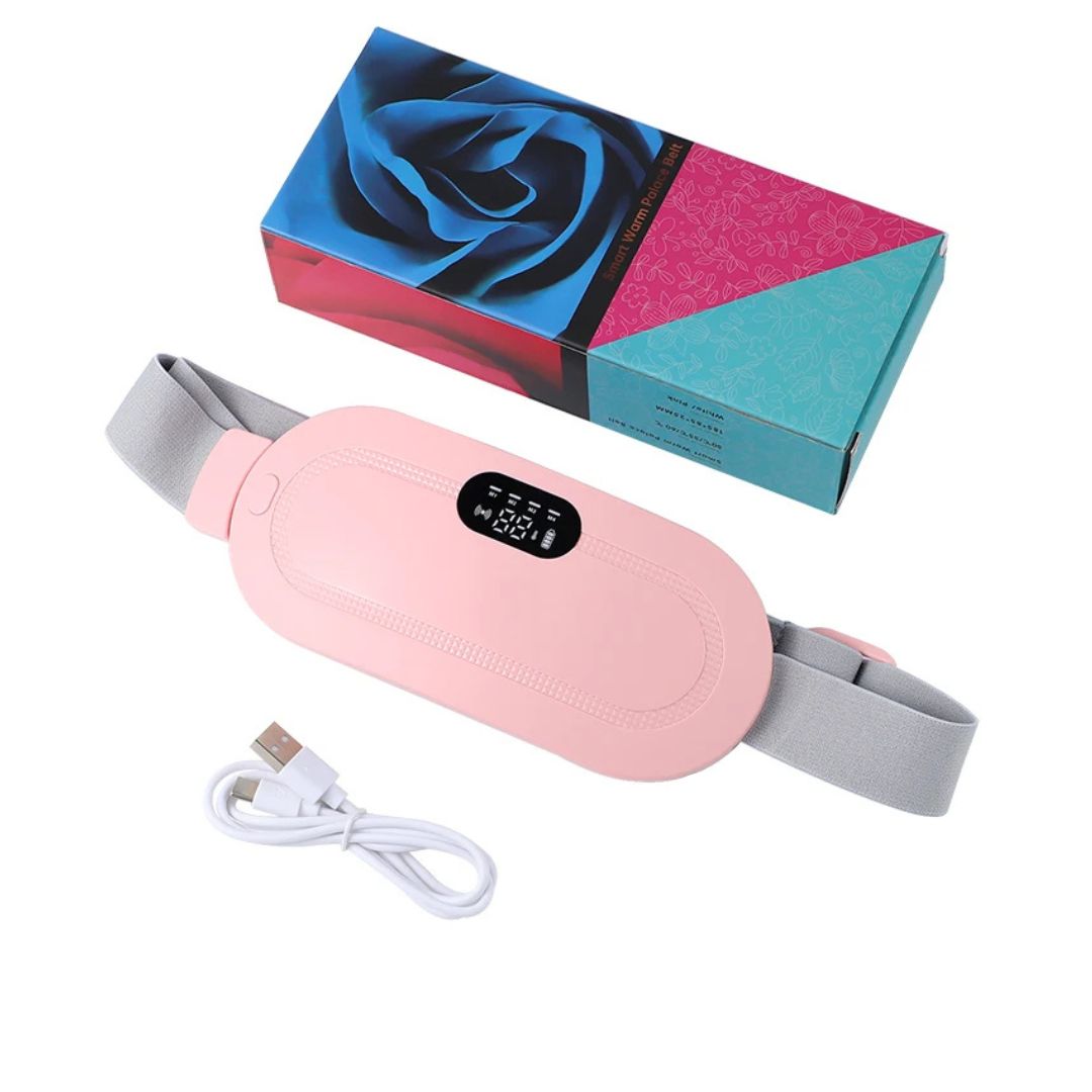CalmFlow Heizkissen für Menstruationskrämpfe | Linderung von Menstruationskrämpfen - Beruhigende Wärme für Krämpfe - Muskelentspannung - Stressabbau Karnz