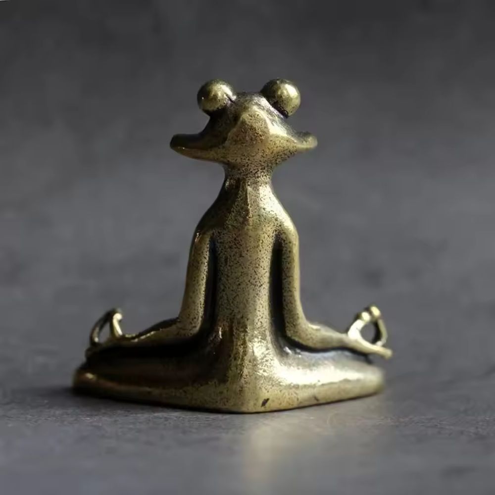 Meditation Frog Figurine | Karnz