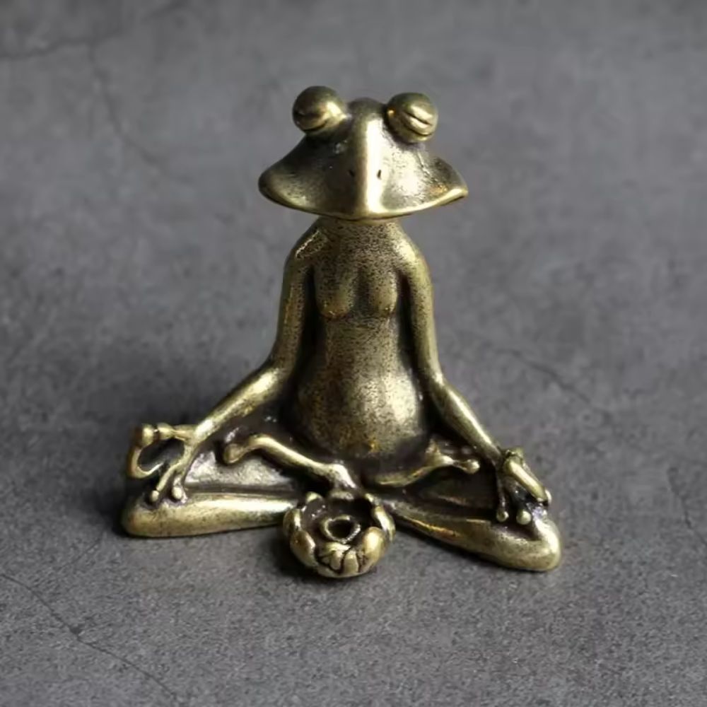 Meditation Frog Figurine | Karnz