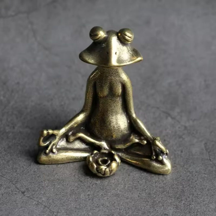 Meditation Frog Figurine | Karnz