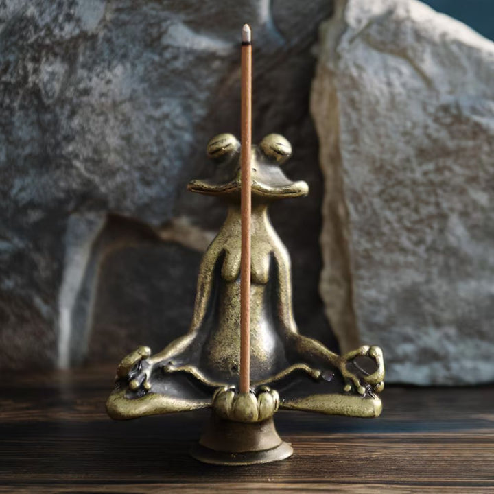 Meditation Frog Figurine | Karnz
