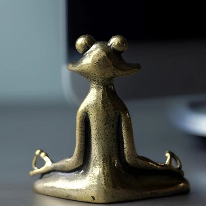 Meditation Frog Figurine | Karnz
