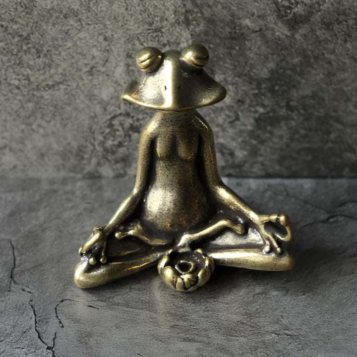 Meditation Frog Figurine | Karnz