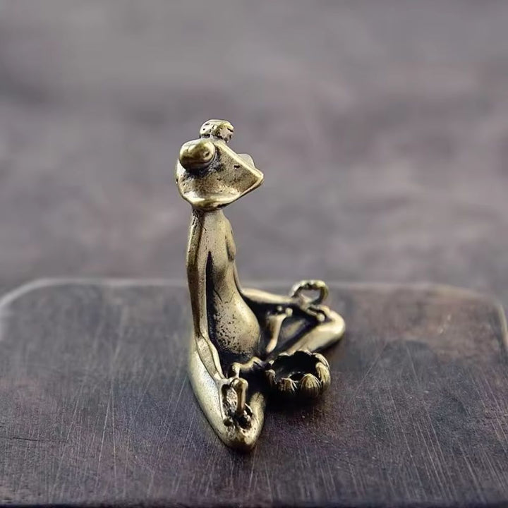 Meditation Frog Figurine | Karnz