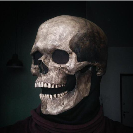 SkullJaw Halloween Gruseliges Totenkopf-Design