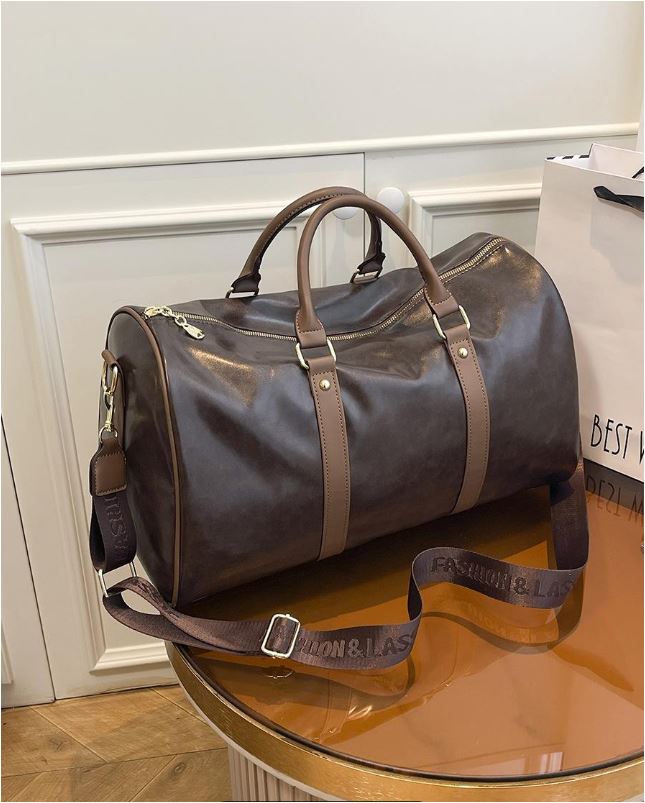 Premium Leder Wochenender Tasche