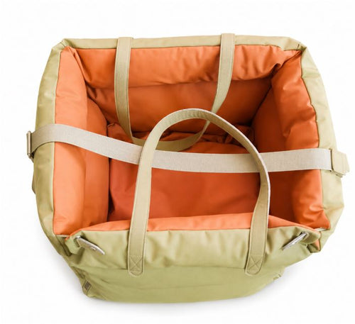 Faux-Leder Hunde Booster Bett – Stylisch, Sicher und Bequem | Karnz