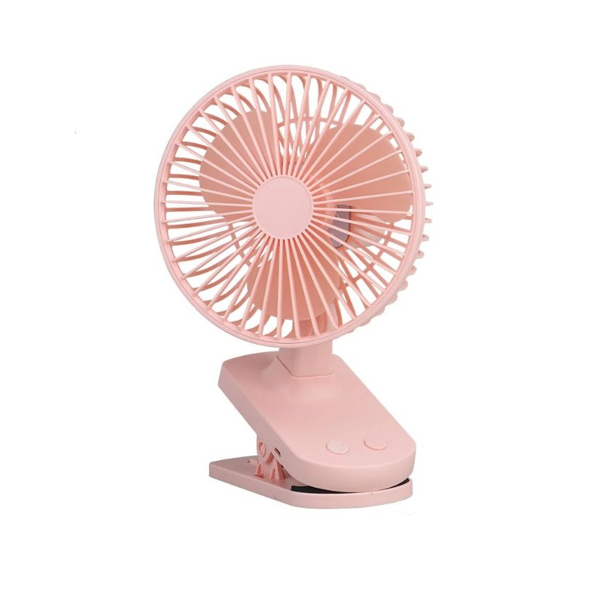 Clip-On Wiederaufladbarer Beweglicher Kopf Tragbarer Ventilator | Karnz
