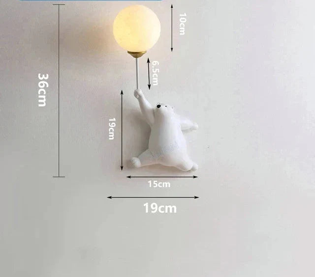 Cartoon Wandleuchte für Kinderzimmer – LED Wandlampe für Kinder | Karnz