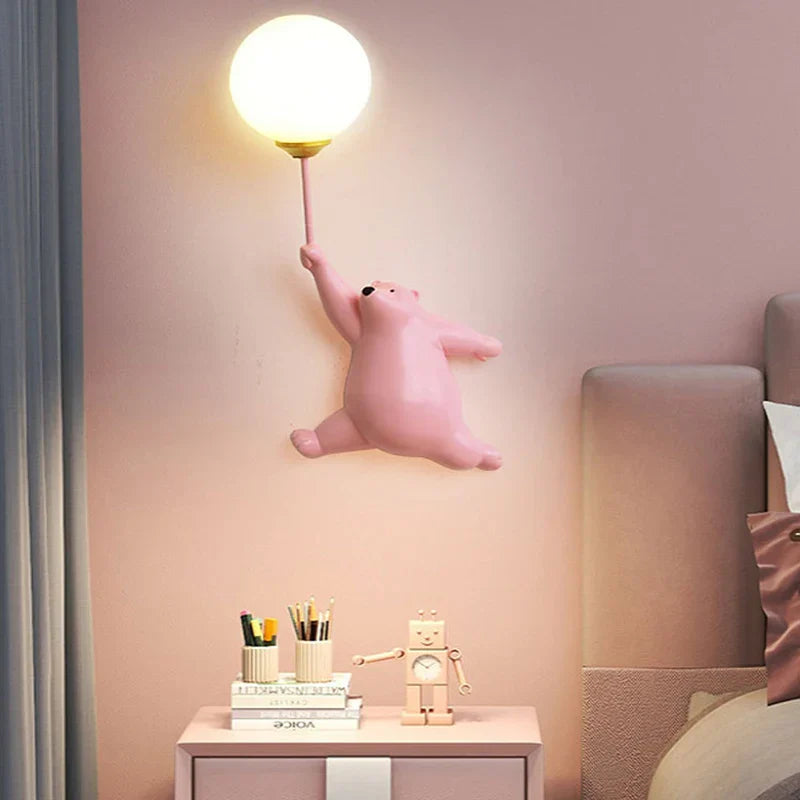 Cartoon Wandleuchte für Kinderzimmer – LED Wandlampe für Kinder | Karnz