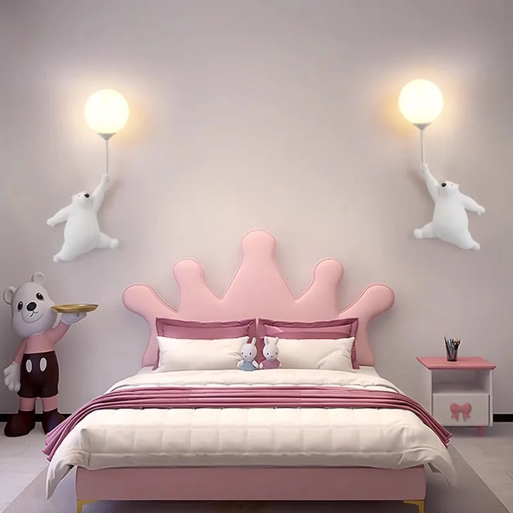 Wandleuchte für Kinderzimmer | Stilvolle Cartoon-Wandlampe für Babyzimmer | Karnz