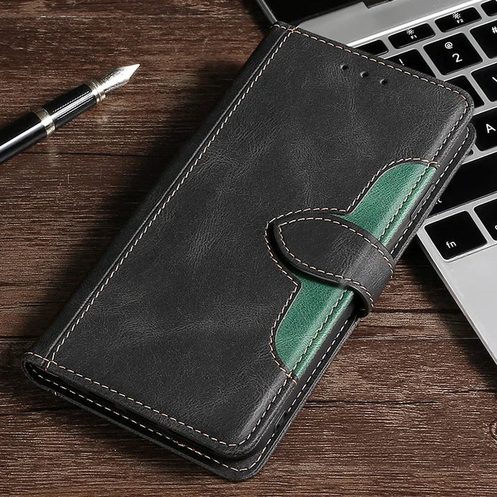 Karnz | Wallet Magnetische Flip-Lederhülle für iPhone