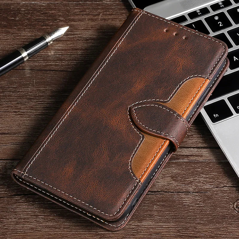 Karnz | Wallet Magnetische Flip-Lederhülle für iPhone
