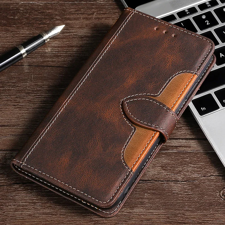 Karnz | Wallet Magnetische Flip-Lederhülle für iPhone