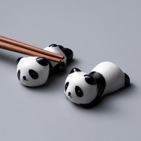 Keramischer Panda Pinsel Essstäbchenhalter | Karnz