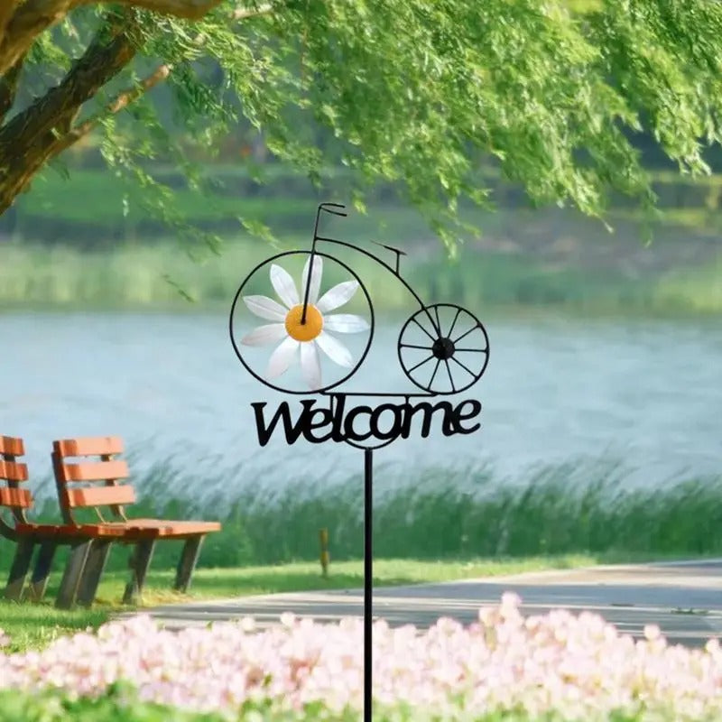 Charmantes Fahrrad Willkommen Windmühle | Karnz