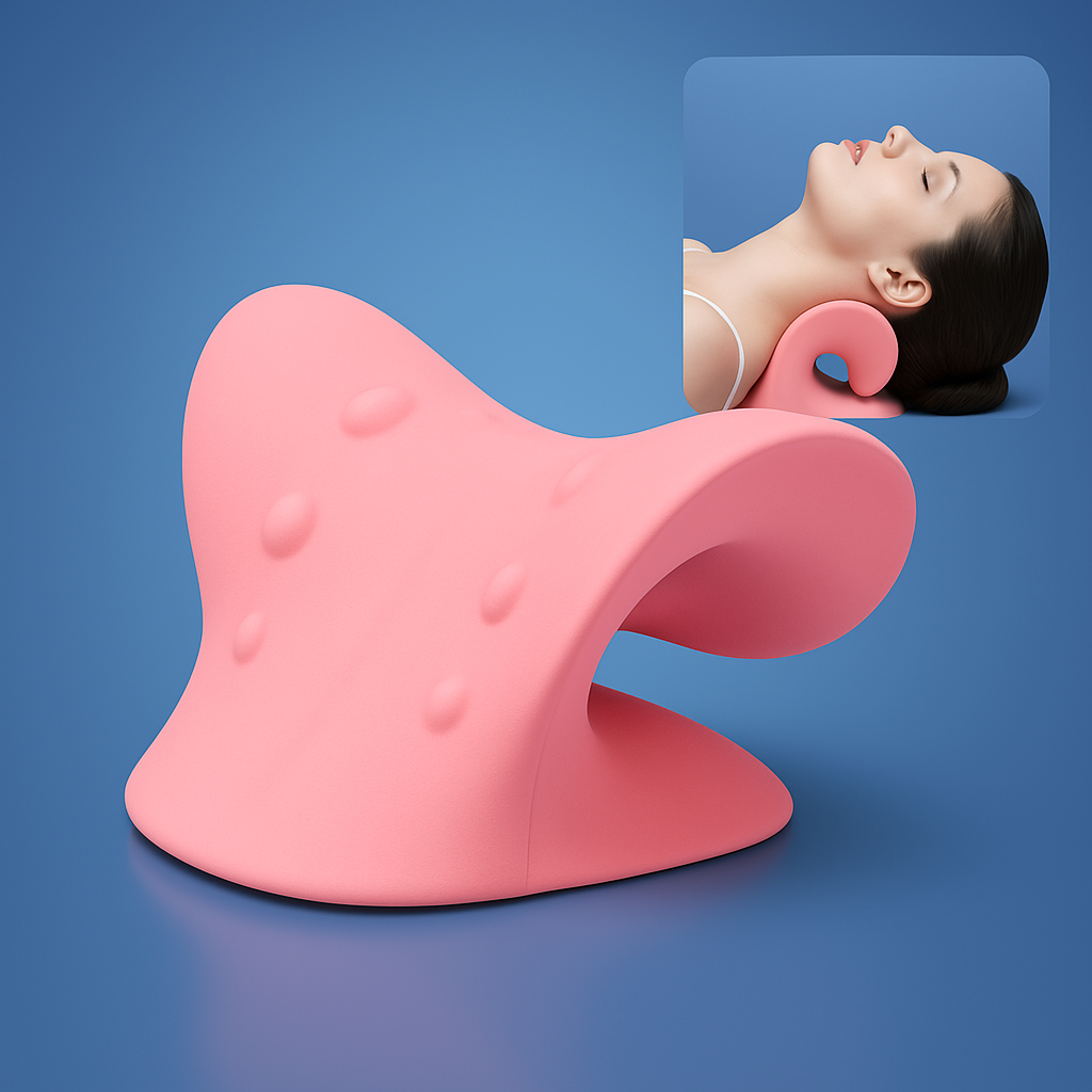 NeckAlign Chiropraktisches Nacken-Kissen | Strecker für Nacken - Schmerzlinderung - Verbesserte Haltung - Besserer Schlaf Karnz