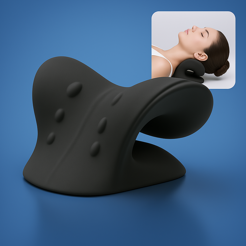 NeckAlign Chiropraktisches Nacken-Kissen | Strecker für Nacken - Schmerzlinderung - Verbesserte Haltung - Besserer Schlaf Karnz