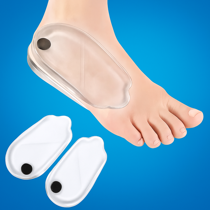 HeelGuard | Silikon-Gel-Fersenkissen – Fersenschmerzlinderung – Gepolsterte Polsterung – Orthopädische Unterstützung für täglichen Komfort Karnz