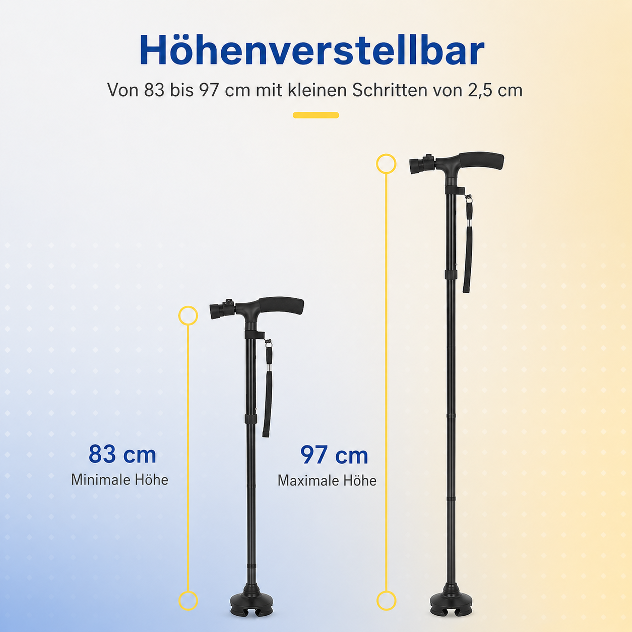Gehstock höhenverstellbar | Karnz