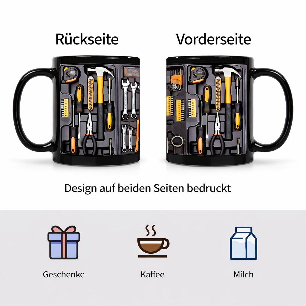 CraftMaster Precision Mug — Feier deine Macher-Power bei jedem Schluck mit robustem Style | Karnz
