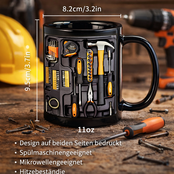 CraftMaster Precision Mug — Feier deine Macher-Power bei jedem Schluck mit robustem Style | Karnz