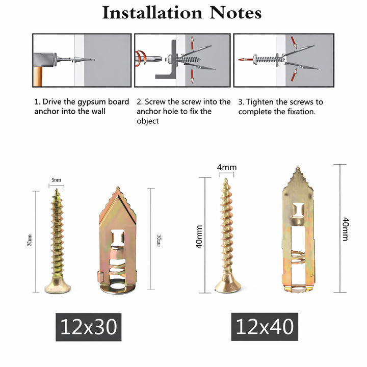 ProHold self-drilling anchors — Befestigen Sie sicher und stressfrei, ohne Spuren oder Bohrlöcher! | Karnz