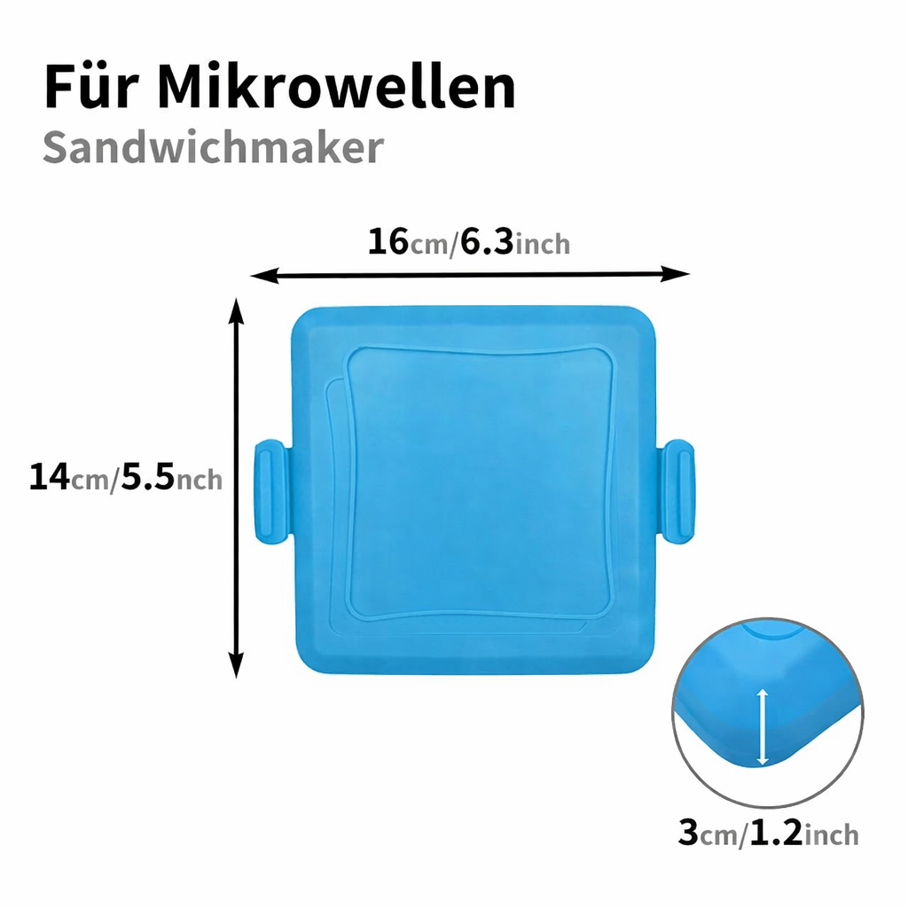 CrunchMate™ Sandwich Maker für Mikrowelle & Ofen | Karnz