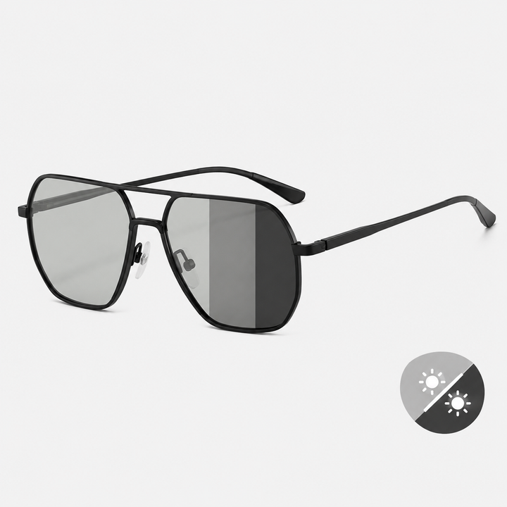 Unisex Sonnenbrille mit photochromen Gläsern | Karnz