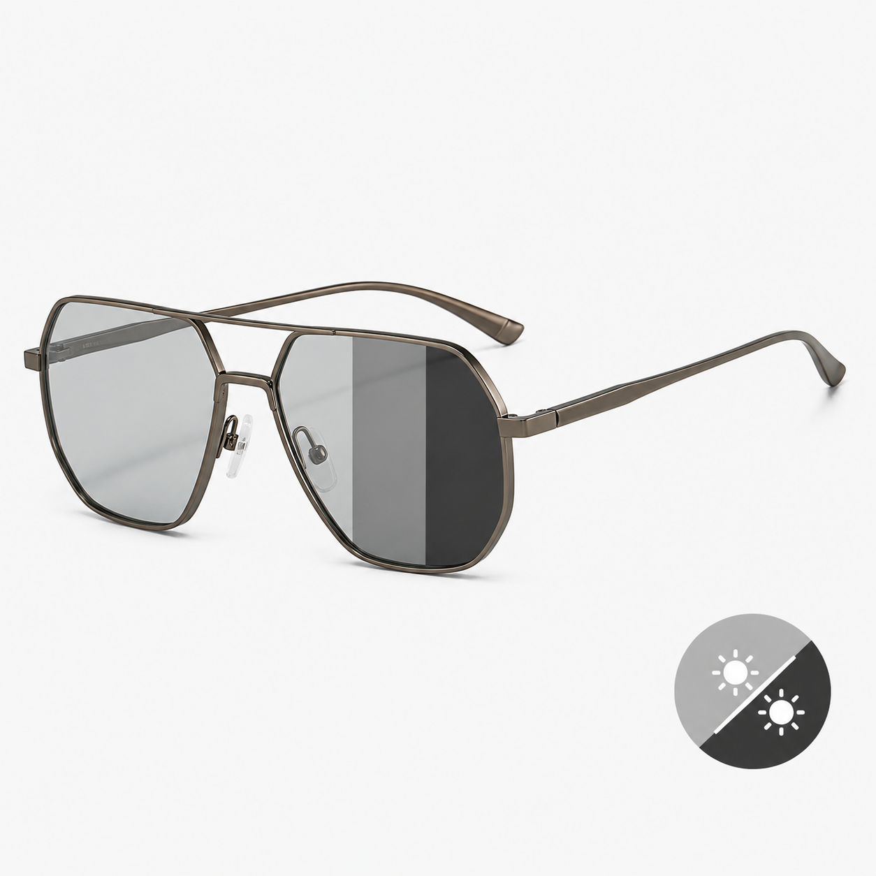 Unisex Sonnenbrille mit photochromen Gläsern | Karnz