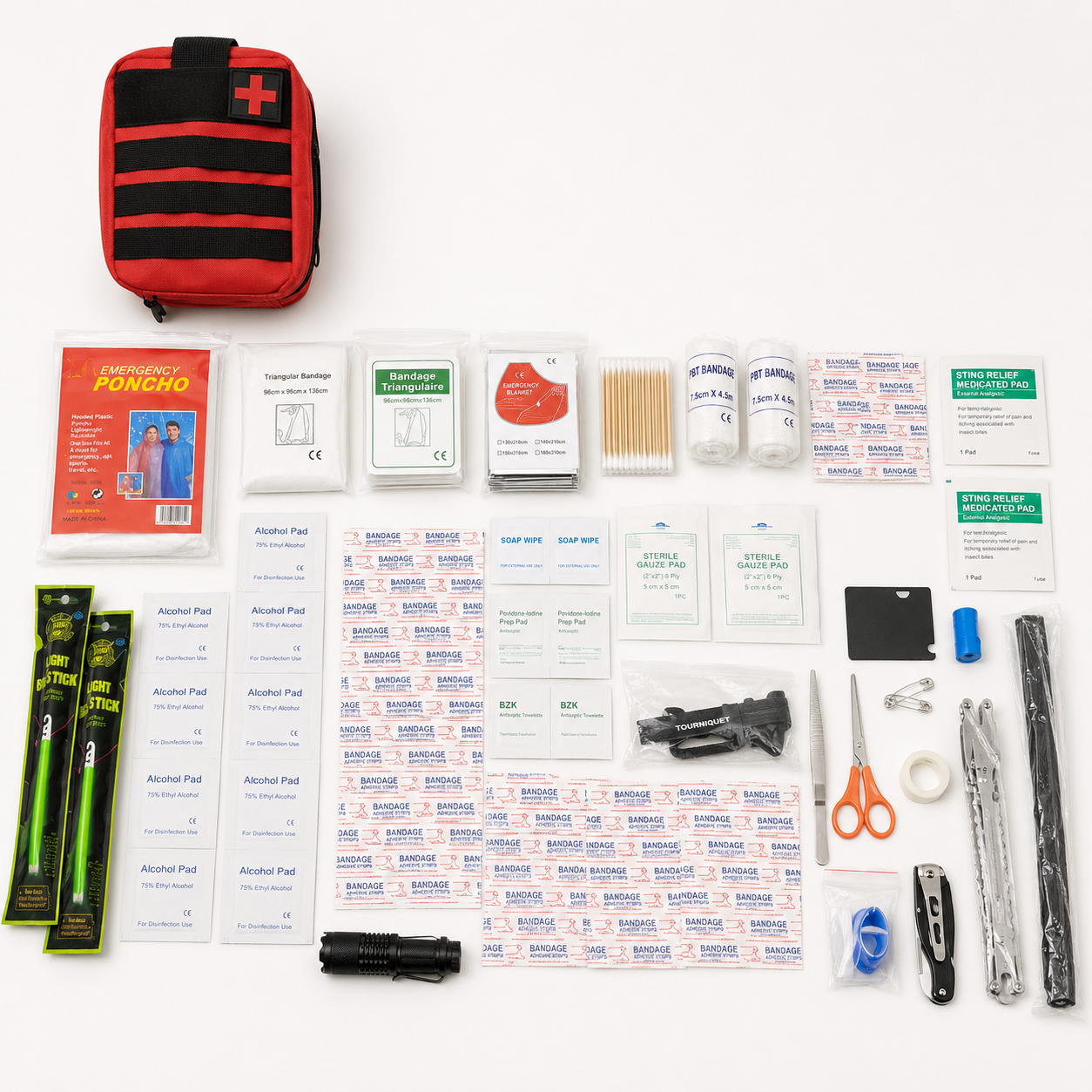 Taktisches Erste-Hilfe-Set 205-teilig | Karnz