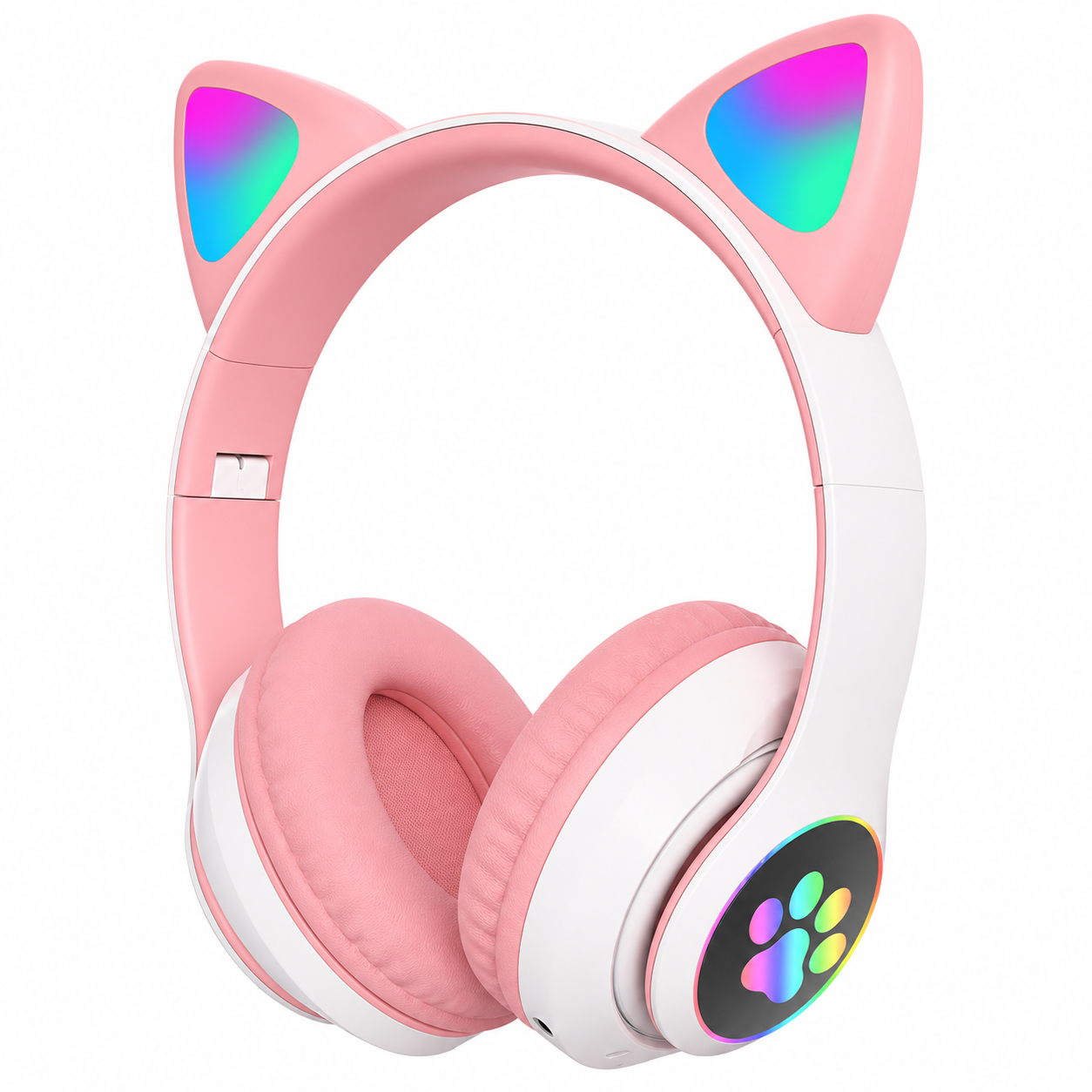 Gaming-Headset Katzenohr LED-Beleuchtung USB 3,5mm | Karnz