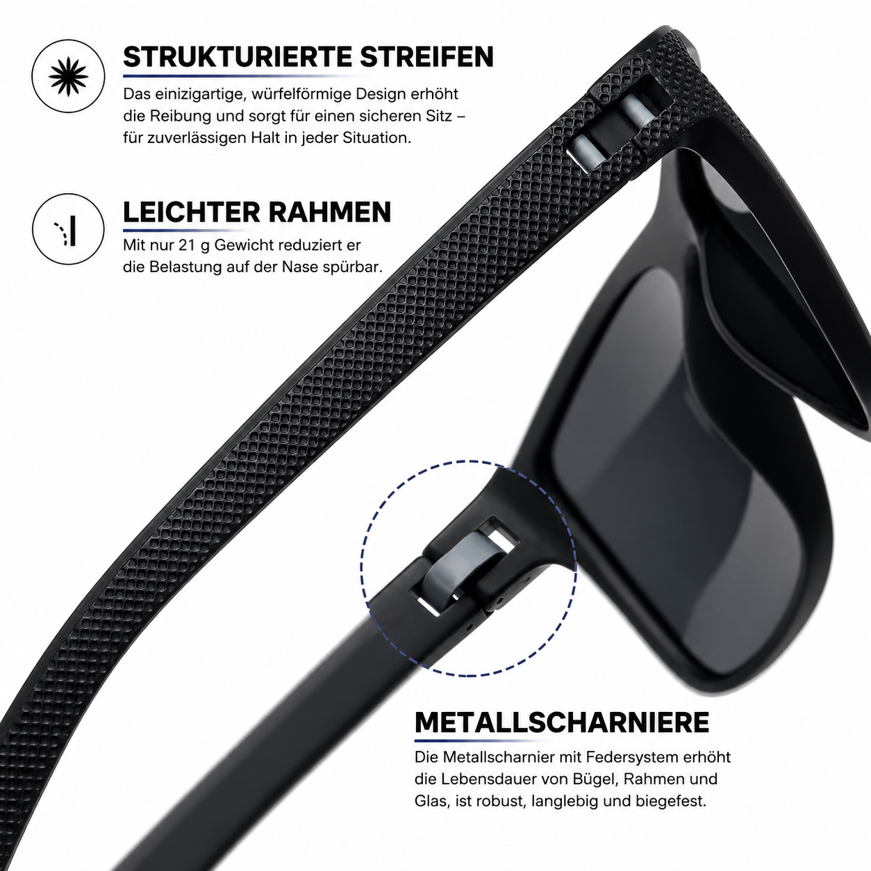 Polarisierte Sonnenbrillen 3er-Set UV400 | Karnz