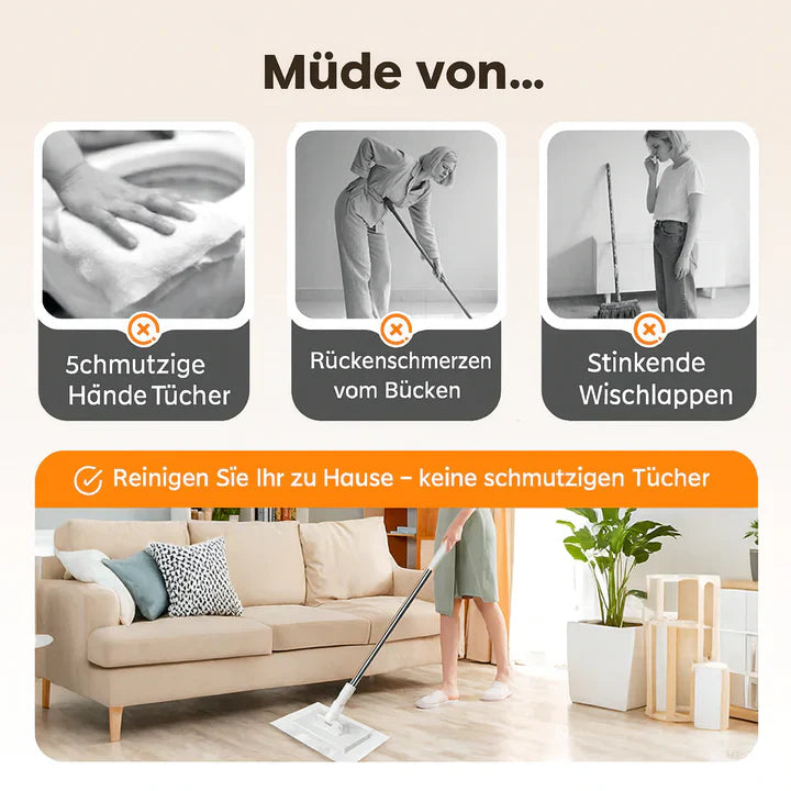 ReachClean Tuchhalter-Mopp ausziehbar hygienisch | Karnz