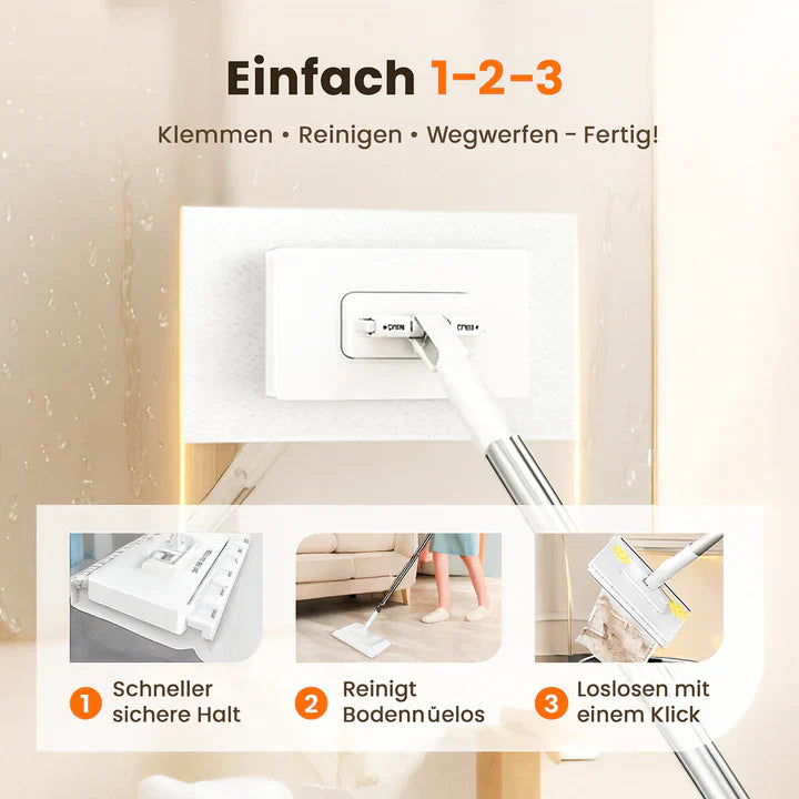 ReachClean Tuchhalter-Mopp ausziehbar hygienisch | Karnz