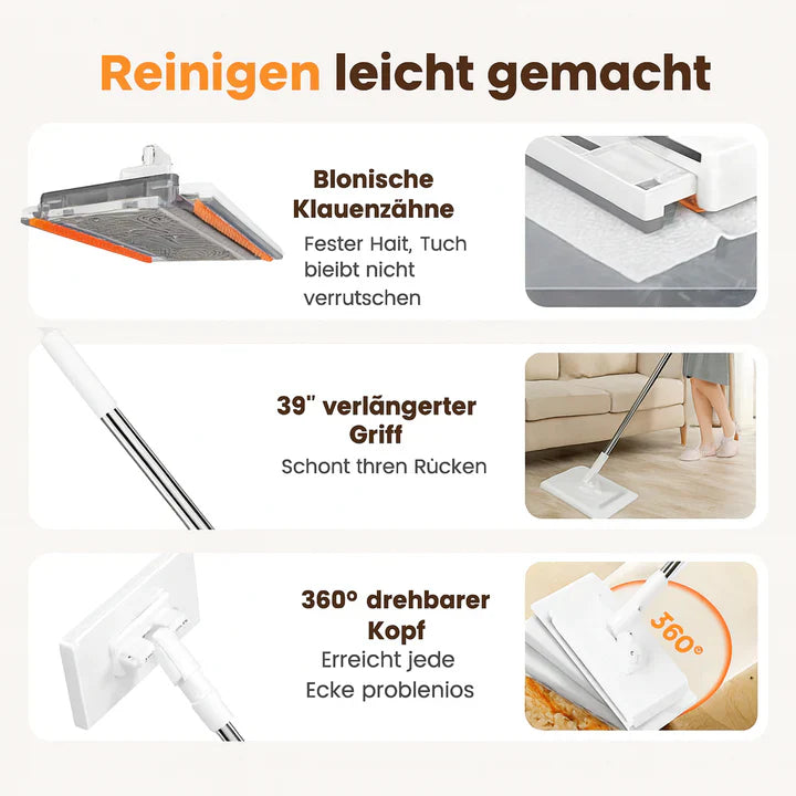 ReachClean Tuchhalter-Mopp ausziehbar hygienisch | Karnz