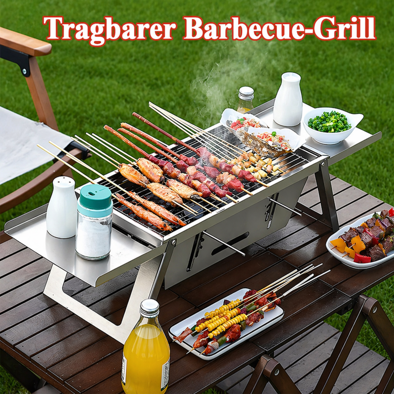 Grill pliable compact für unterwegs | Karnz