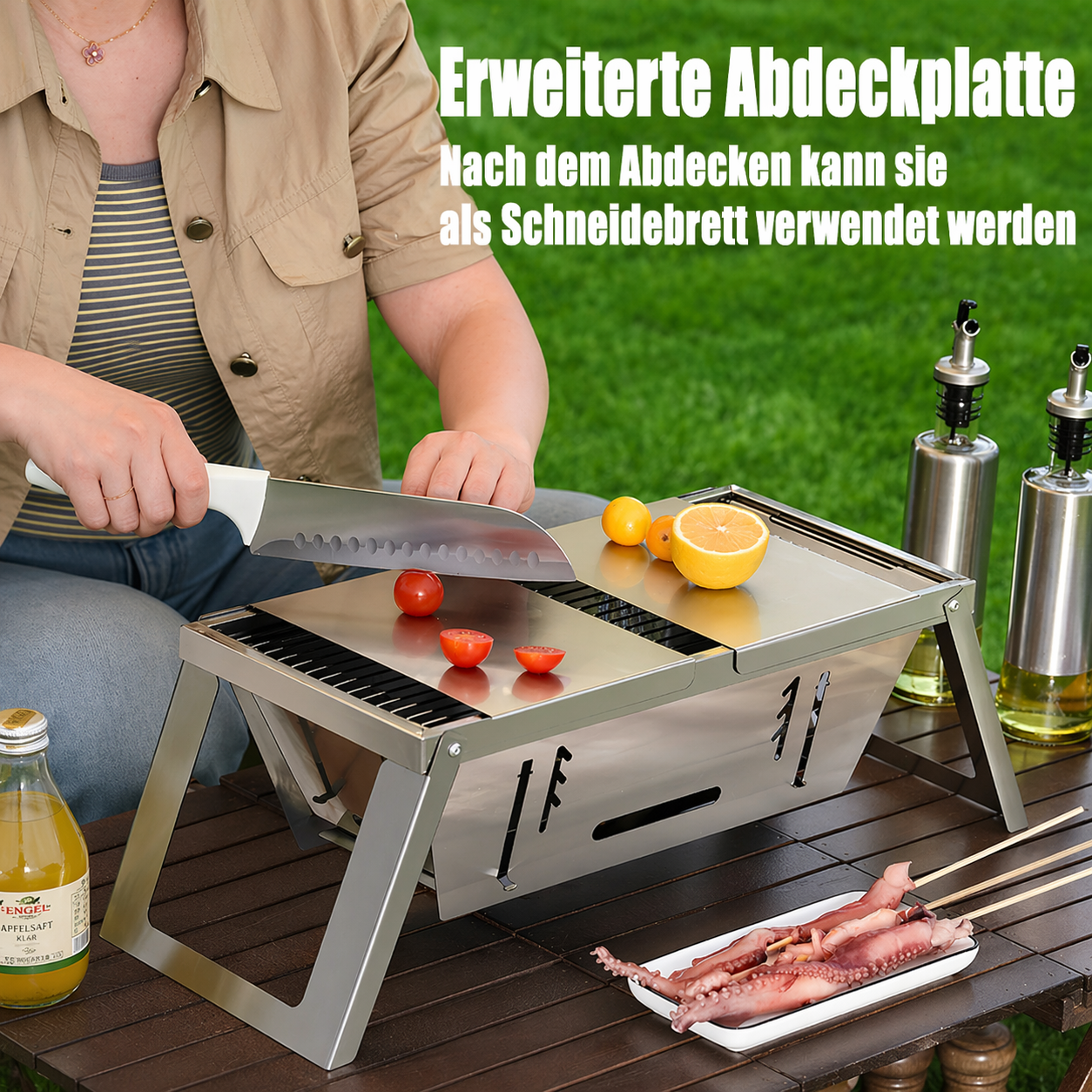 Grill pliable compact für unterwegs | Karnz