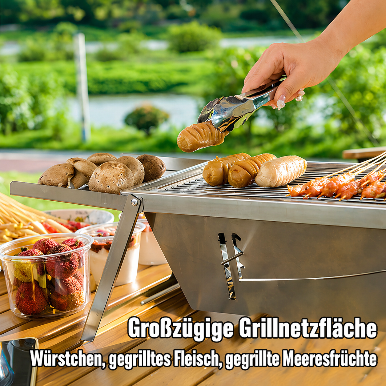 Grill pliable compact für unterwegs | Karnz