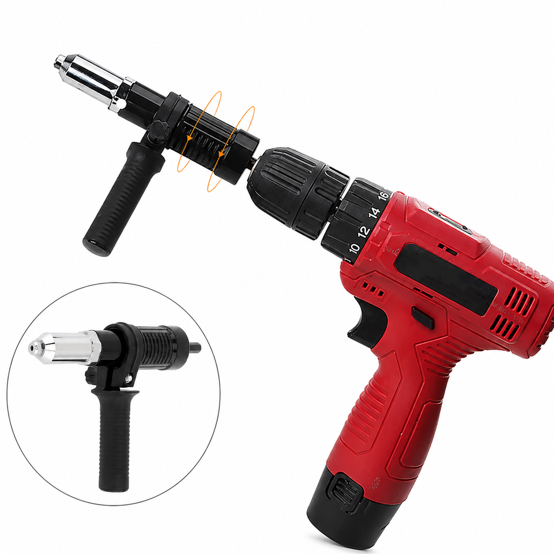 Nietzange-Adapter für Akkubohrer – SpeedRivet | Karnz