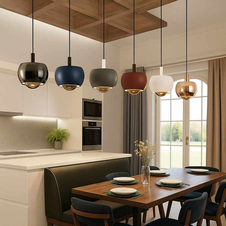 Minimalistische Pendelleuchte mit LED-Licht und elegantem kreisförmigen Design Karnz